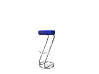 Barhockerhusse blau
